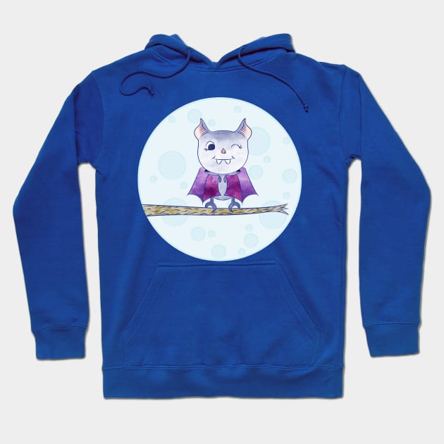 Moonlight Bat Hoodie by jubilli